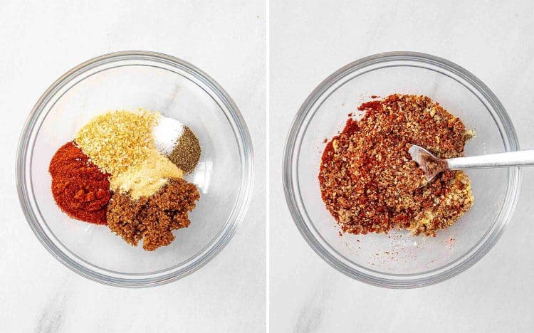process shots showing how to make slow cooker bbq pork sliders.