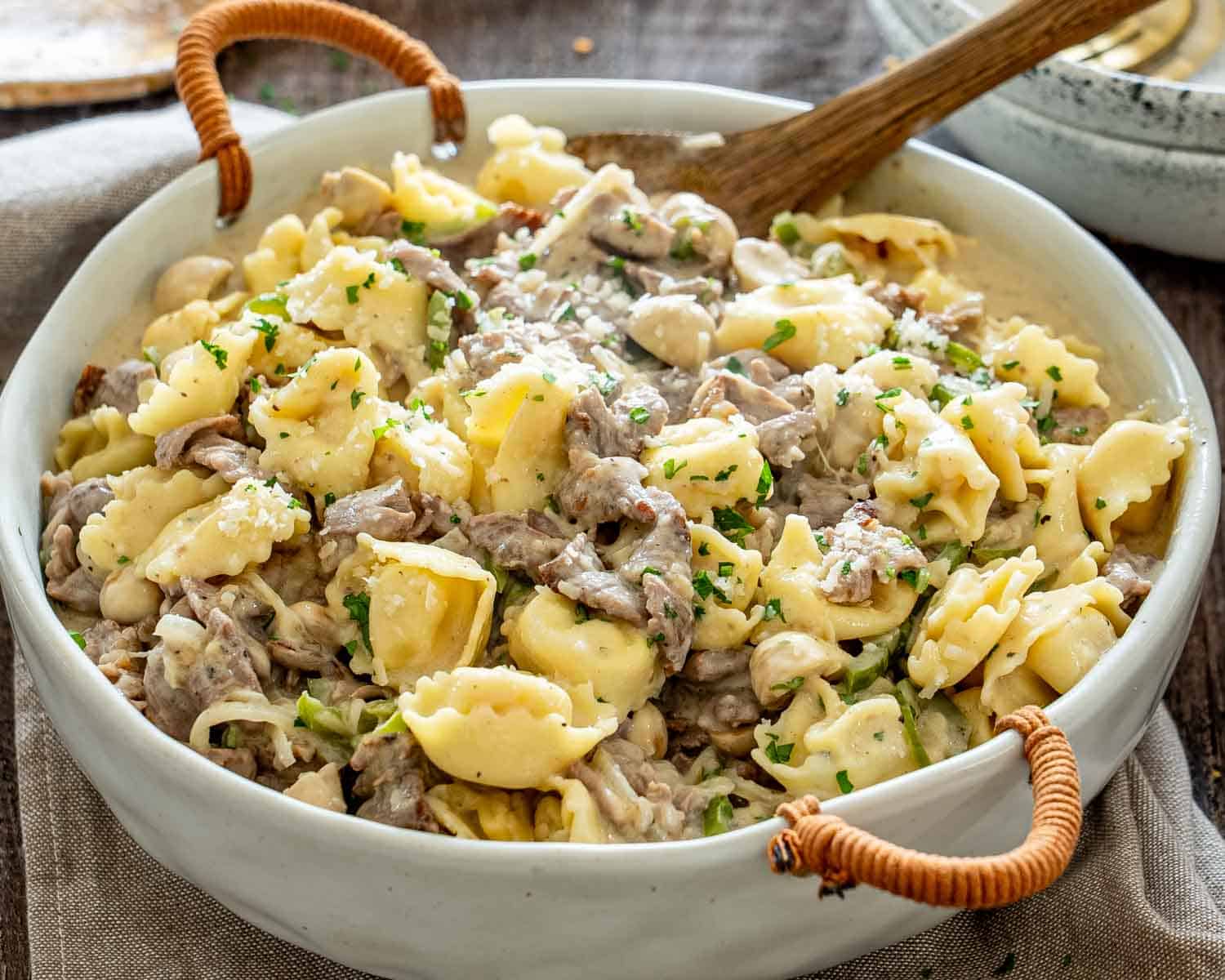 Cheesesteak Tortellini